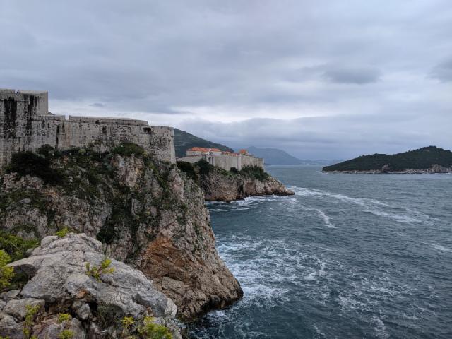 Parking spot with some nice views on the city and the ocean