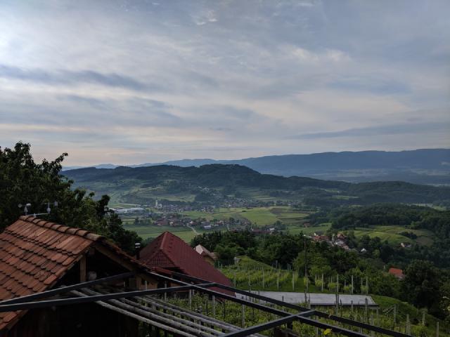 View at shortly past 6 in the morning - sadly I missed the sunrise