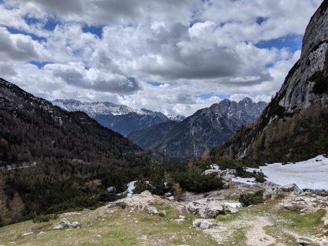 View from top of the pass