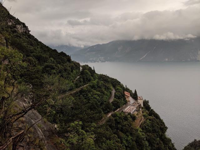 View from the path towards the Laga di Garda