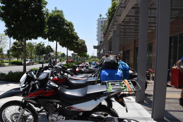 Our bicycles for the next four weeks