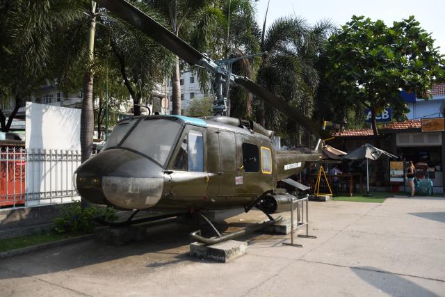 UH 1-D helicopter at the War Remnants Museum